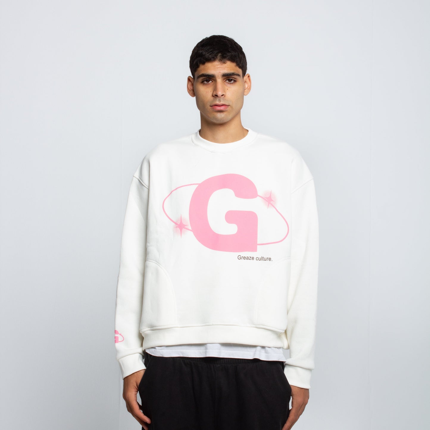 PINK G CRWNECK