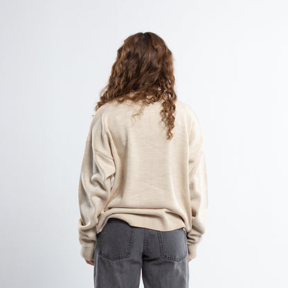 GREAZE BEIGE KNIT SWEATER